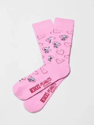 Besocks Snoopy Heart Rosa, 36-40