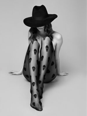 Fiore Tights Agent Skully 20 Schwarz, 40-42