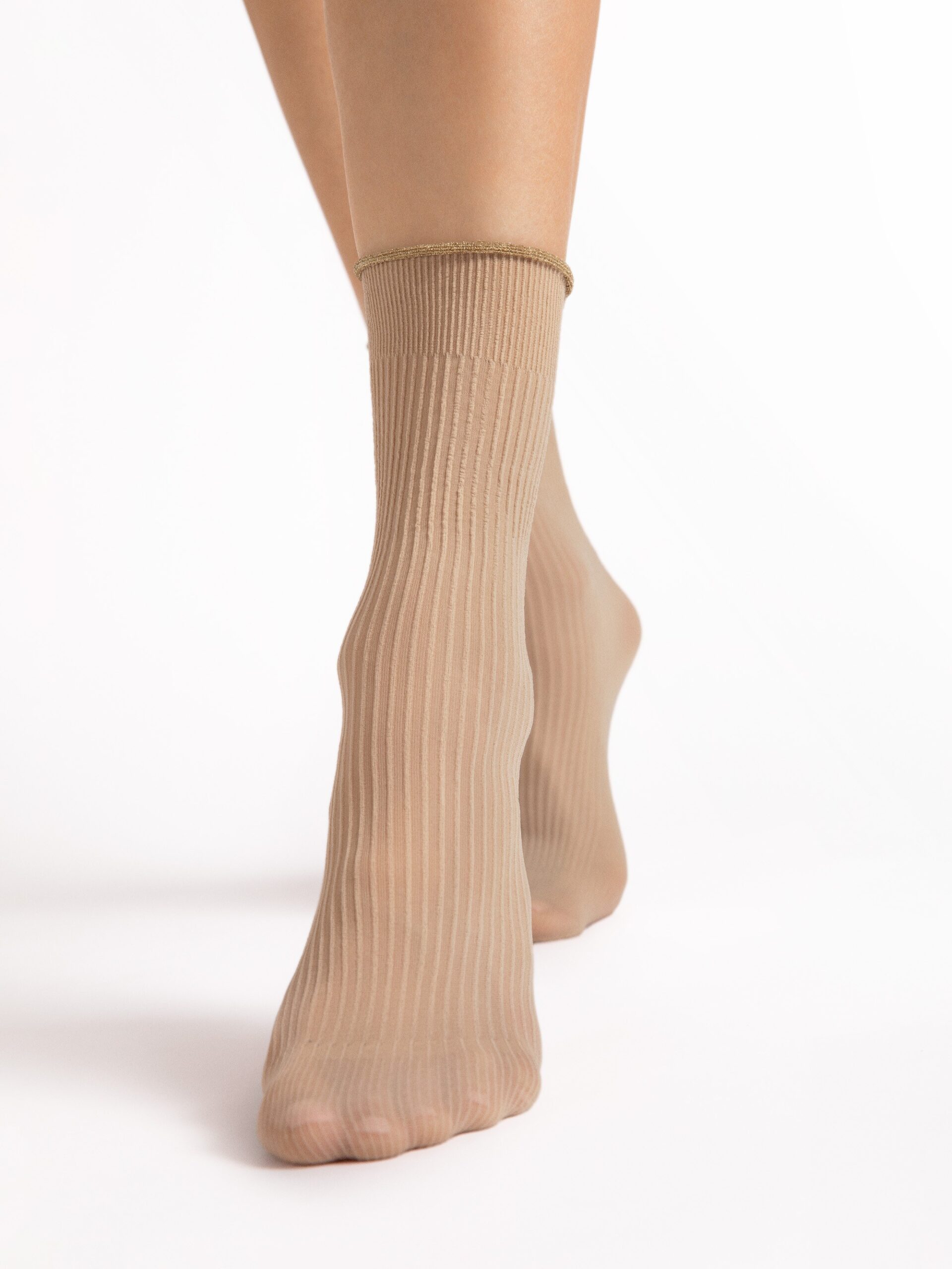 Fiore Sassy 40 Glitzer/Saum Nude, OS