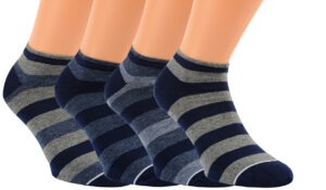 RS Sneaker Baumwolle Ringel Blau 2, 43-46