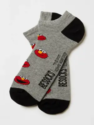 BeSesams Street Elmo Gris, 41-46