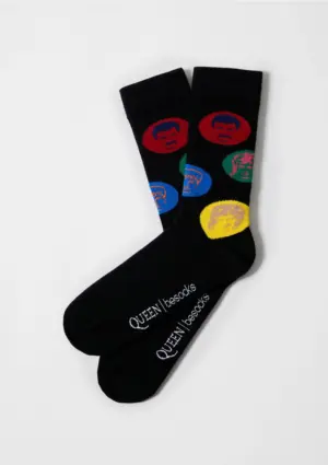 Besocks BeQueen Faces Schwarz, 41-46