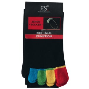 RS Zehensocken-Ferse Bunte Zehen, 36-41