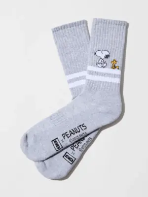 Besocks Snoopy Stripes Street Gris, 36-40