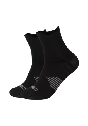 2 P. Camano Lauf-Socken Schwarz, 39-42