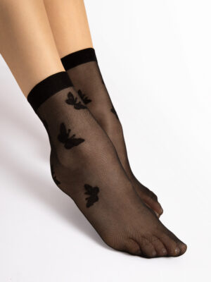 Fiore Summer 15 Socken Black, OS