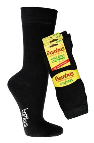 Viskose/Bambus Stabil Schwarz, 39-42