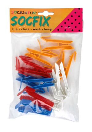 SOCFIX Socken-Klammern 12 Stück
